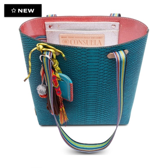 COPY - Consuela Everyday Tote, Indy in Teal and Multicolor (NWT) - Picture 4 of 6